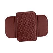 (40x30.8cm, red) Generic Car Armrest Cushion Armrest Seat Box Cover for Cars Suvs Trucks black