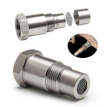(As show, One size) Oxygen O2 Sensor Spacer Adapter Bung Catalytic Converter Fix Check Engine Light
