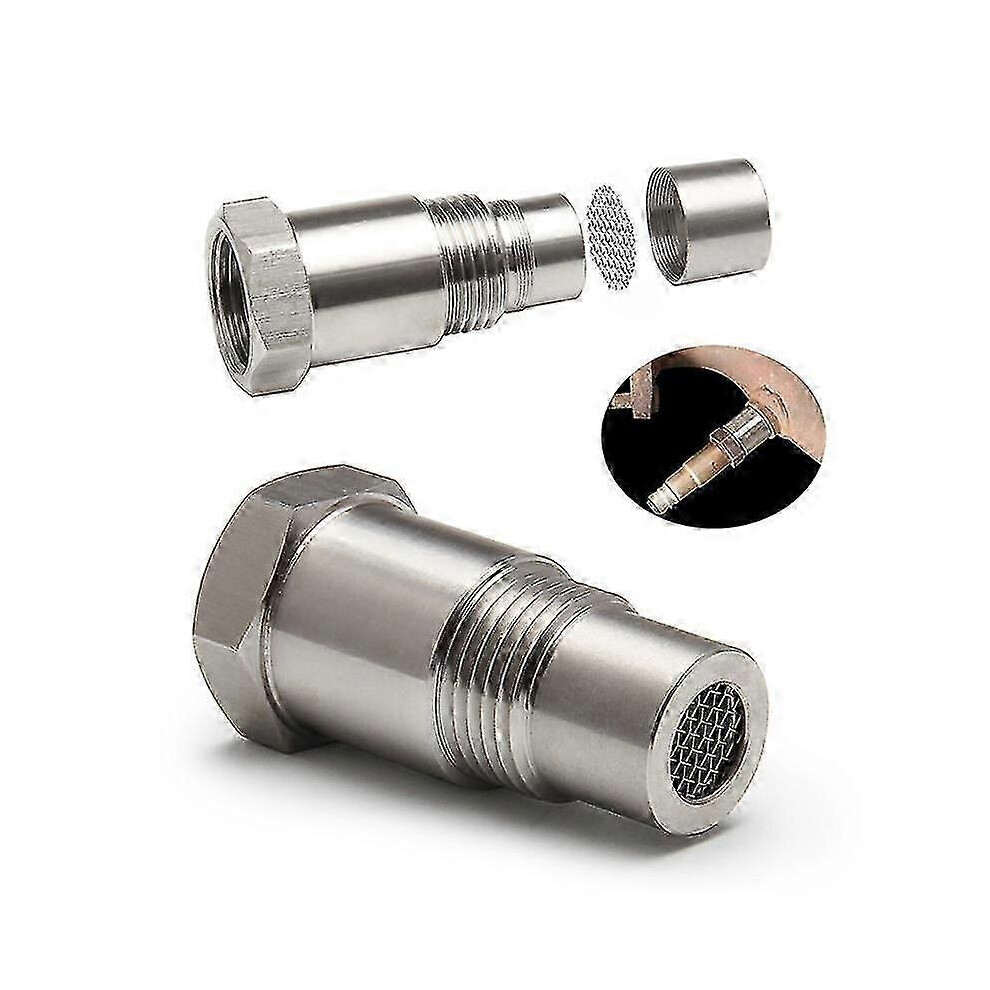 (As show, One size) Oxygen O2 Sensor Spacer Adapter Bung Catalytic Converter Fix Check Engine Light-image-OPC-PHKCR2F-NEW