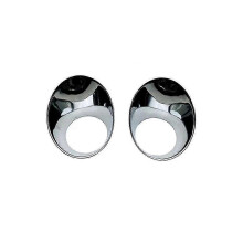 (As show, One size) For Crosstrek 2024 Car Front Bumper Fog Light Lamp Cover Trim Exterior Accessories 2pcs