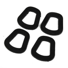 (As show, One size) 2/4pcs for 5/10/20L Jerry Cans Gasoline Container Metal Rubber Seal Ring Spout Flexible Fuel Nozzle Gasoline Gasket~19672