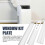 (As show, One size) Portable Window Adaptor Window Slide Kit Plate Adjustable Air Conditioner Window Kit Practical Slide Plate Wind Shield 4
