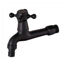 (As show, One size) G1/2in wall in antique brass washing machine faucet single cold water faucet faucet