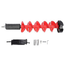 (As show, One size) Ice Auger 8in Diameter 28in Length Electric Ice Auger Drill Bit with Floating Device for Deep Waters