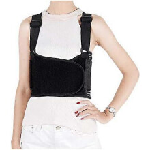 (As show, One size) Rib and Chest Support Brace, Broken Rib Brace, Breathable Rib Belt for Sore or Bruised Ribs Support, Sternum Injuries, Dislocated Ribs Protection, Pul