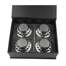 (As show, One size) 75Mm Wheel Hub Caps Wheel Center Hub Cap for A C E Grey