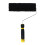 (As show, One size) Wall Roller Easy to Handle Wall Brush Wall Roller Durable for Precise Plaster Application Replace Trowels & Rakes 1