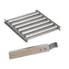 (As show, One size) Hot Dog Roller for Grill,BBQ Sausage Roller Rack for Grill,Barbecue Steamer Camping Essentials Accessories for Grill