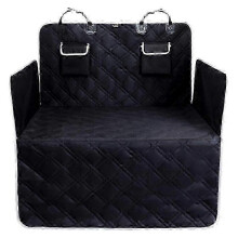 (As show, One size) Waterproof Rear Back Mat Hammock Cushion Protector Novelty Dog Car Seats Cover with 2 Pocket Traval