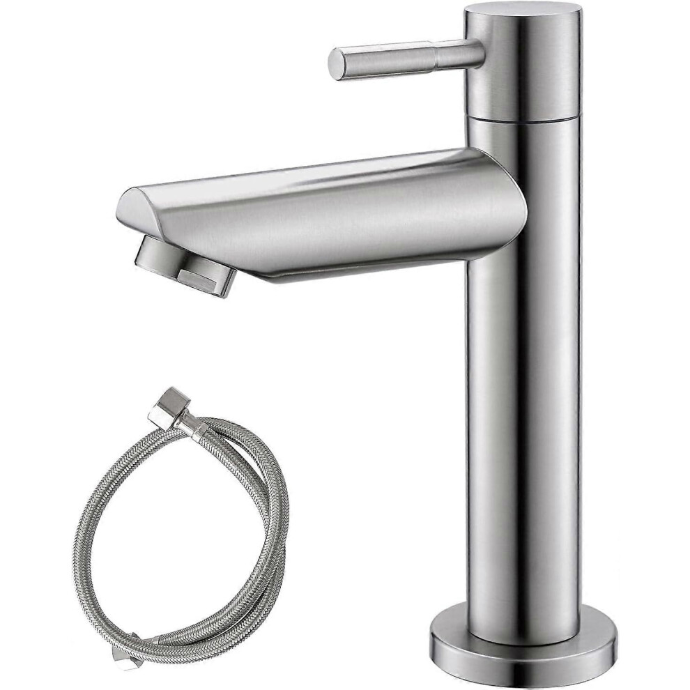 (As Show, One Size) Cold Water Only Faucet, Premium Bathroom Faucet, Lavatory Faucet For Guest Toilet, Bathroom 4633127114211