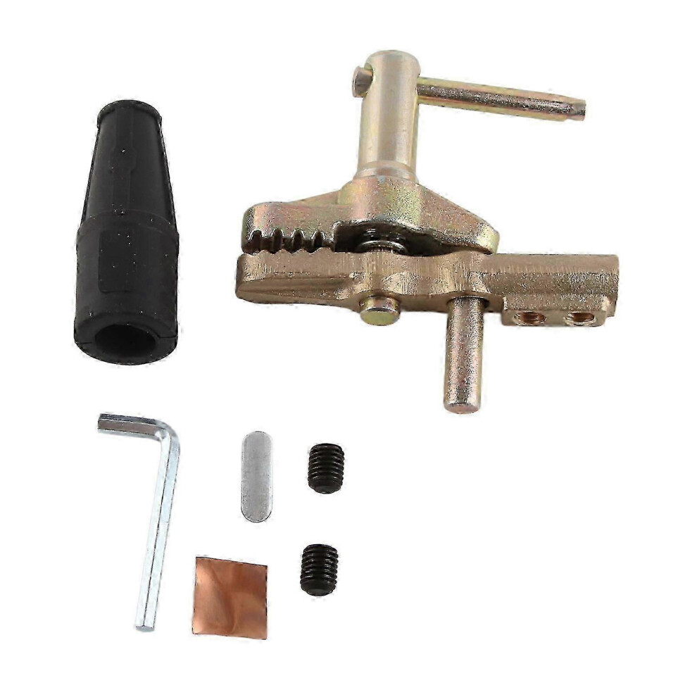 (As Show, One Size) Welding Ground Clamp Brass Iron Robust Professional Ground Welding Earth Clamp 800A 4632480874664