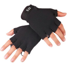 (As show, One size) Cycling Gloves for Men, Non-Slip Half Finger Riding Gloves Tactical Airsoft Gloves Breathable Shockproof Fingerless Bike Gloves Roller Skating Hunting