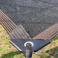 (As show, One size) Black 95 Anti-UV SunShade Net Gazebo Shelter Outdoor Pergola Canopy Sun Cover Agriculture Greenhouse Sunshade Net C