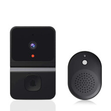(black) Z30 Wireless Doorbell Camera With Chime Smart Home Security Video Intercom Night Vision 2.4GHZ WiFi Smart Door Bell Audio