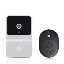 (White) Z30 Wireless Doorbell Camera With Chime Smart Home Security Video Intercom Night Vision 2.4GHZ WiFi Smart Door Bell Audio