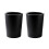 (As show, One size) Plastic Small Trash Can Wastebasket, Garbage Container Basket(black) 1