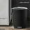 (As show, One size) Plastic Small Trash Can Wastebasket, Garbage Container Basket(black) 3