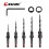(5PCS) Ezarc 8/5Pcs Countersink Drill Bit Set Tapered Drill Bits Counter Sinker Set 1/4" Hex Shank Pilot Screw Hole Set For Woodworking 2