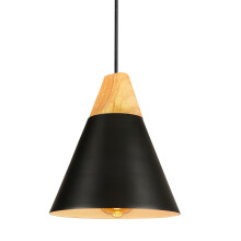 Modern Pendant Light Black Nordic Pendant Light Retro Hanging Light Antique Hanging Lamp Minimalist Pendant Lamp E27 Bulb Indoor Pendant Lighting