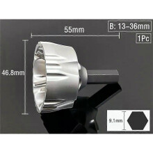 (B-1Pc 13-36mm) 3-19Mm Deburring External Chamfer Tool Stainless Steel Metal Drilling Tool Remove Burr Clean Bolt Tools Hex Tool Accessories