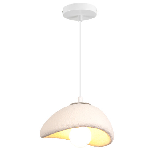 Creative Personalized Chandelier 20CM Indoor Ceiling Light E27 Retro Pendant Light Modern White Pendant Lights