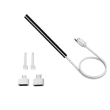 (Black) HD Ear Wax Removal Tool USB Otoscope-Ear Scope Camera In Ear Cleaning Endoscope Visual Ear Spoon 5.5mm Earpick Otos