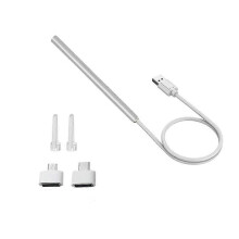 (Silver) HD Ear Wax Removal Tool USB Otoscope-Ear Scope Camera In Ear Cleaning Endoscope Visual Ear Spoon 5.5mm Earpick Otos