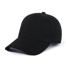 (Black) Kids Snap Back Baseball Cap Solid Color Spring Summer Hip Hop Boy Hats Sun Caps Adjustable Breathable Outdoor Travel Kids Hats