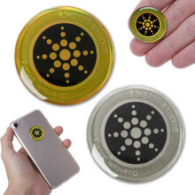 (Gold, 1 Pc) 1/5/10 Pcs Anti Radiation Shield Protection Sticker EMF Protector Quantum For Phone