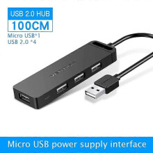 (CHMBF) Vention High Speed 4 Ports USB 2.0 Hub USB Port USB 3.0 HUB Portable OTG Hub USB Splitter for Apple Macbook Air Laptop PC Tablet