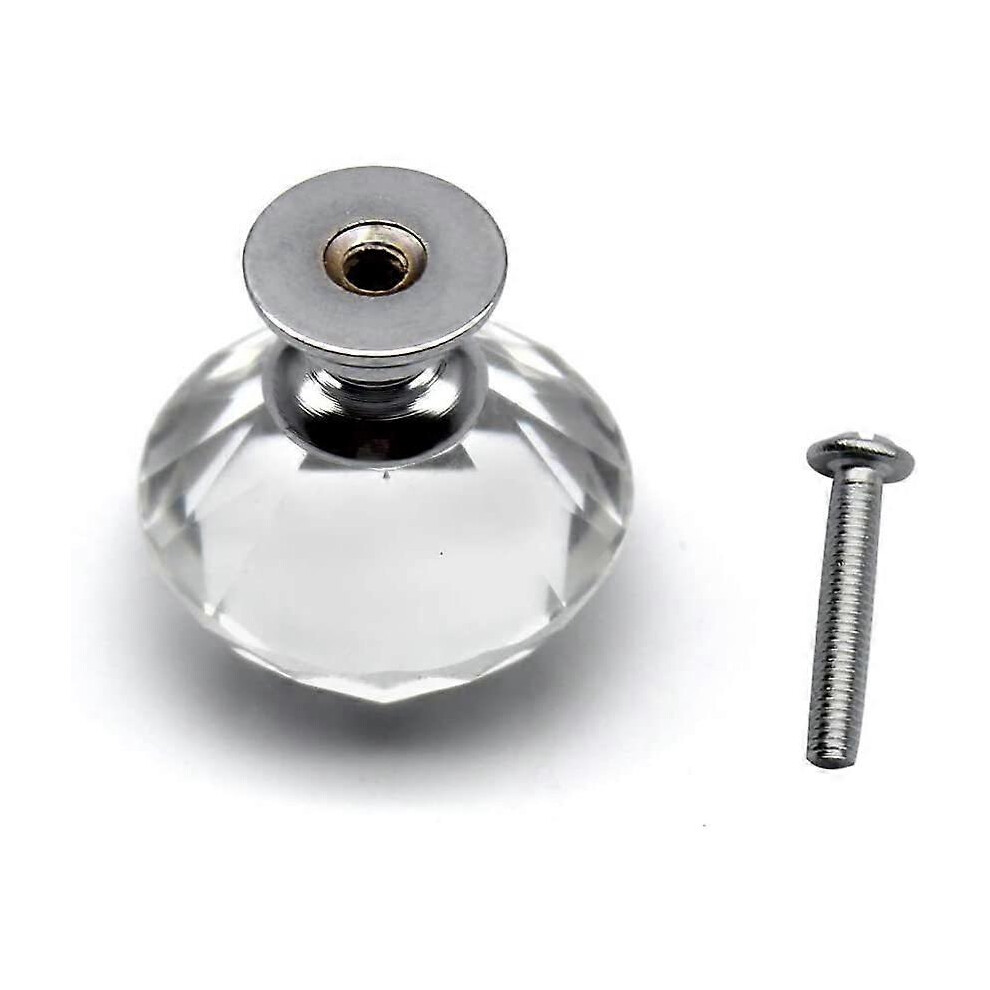 (As Show, One Size) Pack Of 10 30Mm Dresser Knobs Crystal Knobs Drawer Knobs - Cabinet Pull Crystal Dresser Knobs Knobs And Pull For Dresser 4632131069166