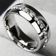 (10, Silver) Men/Women Couple Stainless Steel Wedding Rings Titanium Engagement Band 5-13 Hot