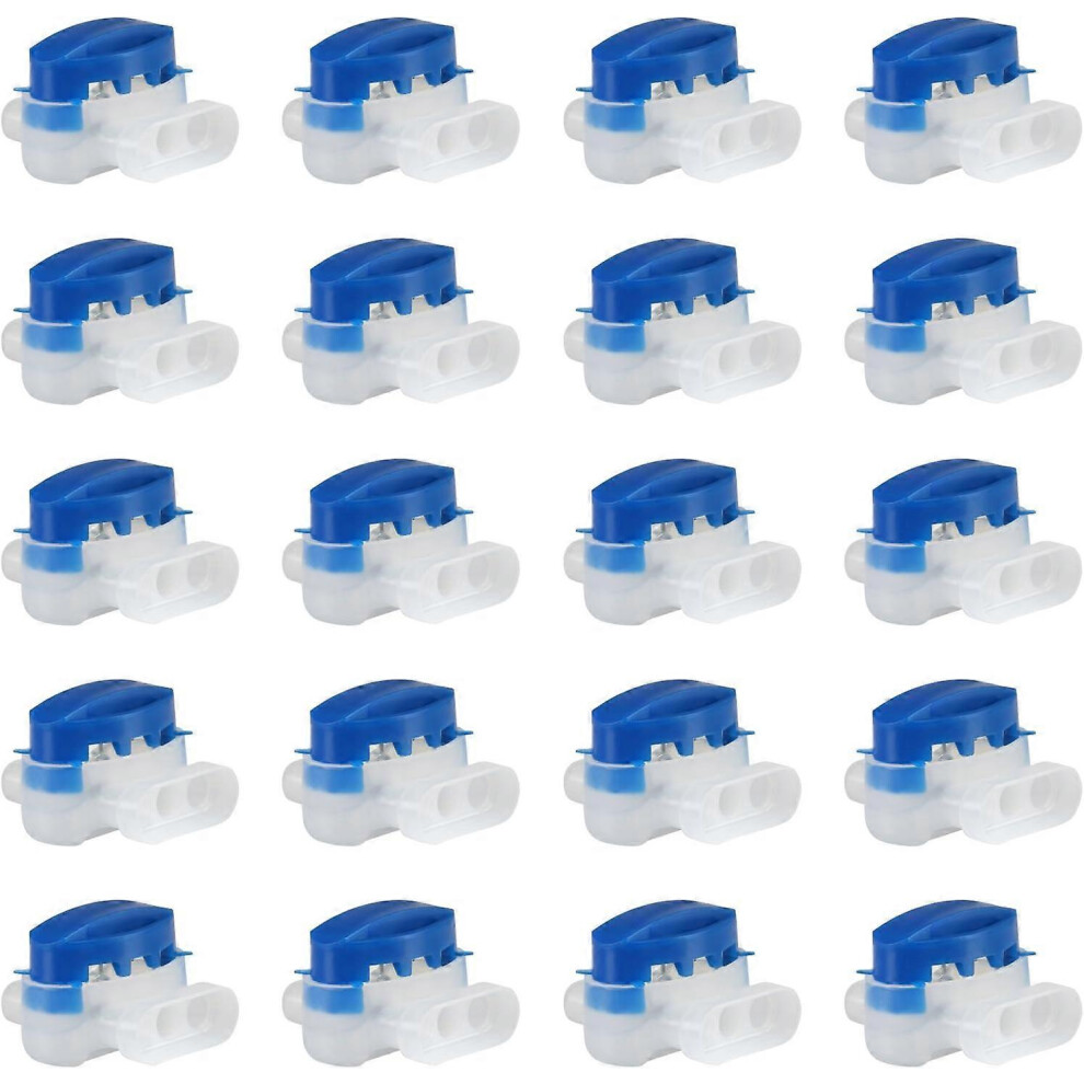 (As Show, One Size) Pack Of 20 Electrical Idc 314-Box Wire Connectors For Robotic Lawn Mowers, Irrigation Applications 4631466807436