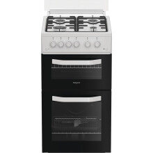Hotpoint Double Cooker HTG5GCWL