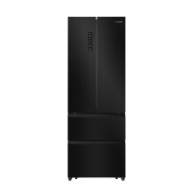 Hisense PureFlat RF632N4AFC1 Total No Frost American Fridge Freezer - Black Stainless Steel - C Rated