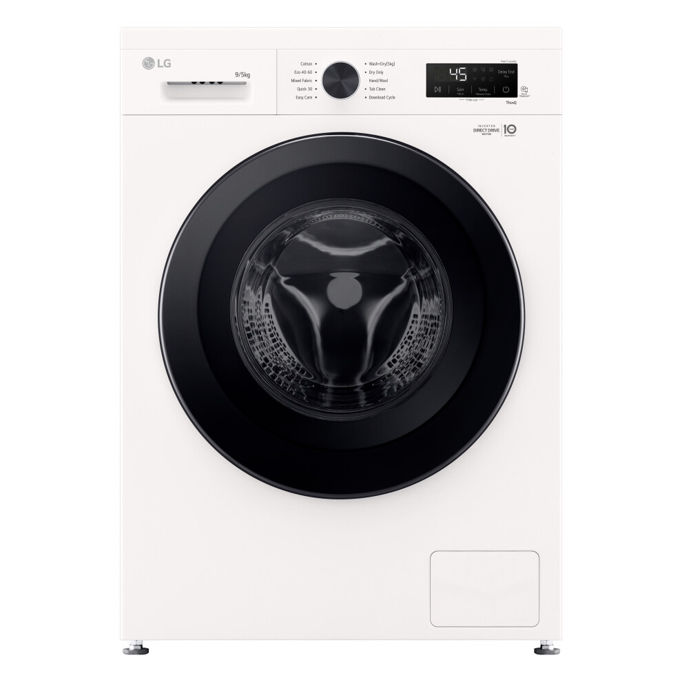 LG W4X1095NWK washer dryer Freestanding Front-load White E