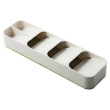 (As show, One size) Kitchen Drawer Organizer Tray Compact Cutlery Organizer