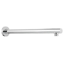 (Chrome(.166)) SUS304 Stainless Steel Shower Arm Wall Mounted Round Shower Arm for Fixed Shower Head Chrome Black Shower Accessory