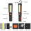 (A) COB led work light cob floodlight 2000mAh rechargeable lamp led portable magnetic light hook waterproof glare flashlight 4