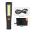 (A) COB led work light cob floodlight 2000mAh rechargeable lamp led portable magnetic light hook waterproof glare flashlight 5