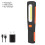 (B) COB led work light cob floodlight 2000mAh rechargeable lamp led portable magnetic light hook waterproof glare flashlight 1