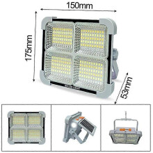 (2000w) New Upgraded 2000W Outdoor Solar LED Camping Light with flashlight USB Rechargeable Tent Lamp Portable LED Reflector Spotlight