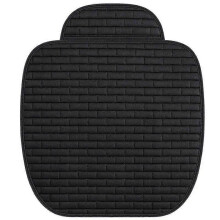 (1pc A Black) Car Seat Cover Front Flax Seat Protect Cushion Automobile Seat Cushion Protector Pad Car Covers Mat Protect
