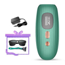 (Green 2 No box) 999,999 Flashes Portable Epilator IPL Underarm Laser Epilator Painless Whole Body Photoepilator For Women Armpit Removal Hair