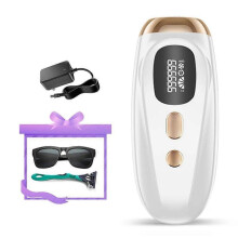 (White 1 No box) 999,999 Flashes Portable Epilator IPL Underarm Laser Epilator Painless Whole Body Photoepilator For Women Armpit Removal Hair