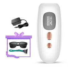 (White 2 No box) 999,999 Flashes Portable Epilator IPL Underarm Laser Epilator Painless Whole Body Photoepilator For Women Armpit Removal Hair