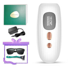 (White 2 with box) 999,999 Flashes Portable Epilator IPL Underarm Laser Epilator Painless Whole Body Photoepilator For Women Armpit Removal Hair
