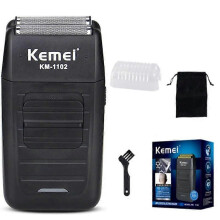 (KM-1102) Kemei Electric Shaver For men hair clipper Men's shaver Barber trimmer professional Razor Reciprocating Foil Shaving Machine
