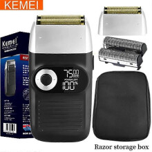(KM-2026-head) Kemei Electric Shaver For men hair clipper Men's shaver Barber trimmer professional Razor Reciprocating Foil Shaving Machine