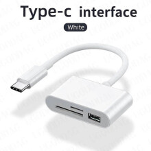 (Type C Plug(.398)) 3 in 1 Type-C Adapter TF CF SD Memory Card Reader OTG Writer Compact Flash USB-C for IPad Pro Huawei for Macbook USB Type C OTG